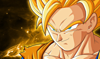 Big face yellow hair black - a detailed drawing free wallpaper