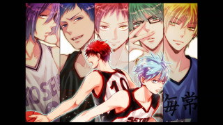 Anime characters colored hair glasses 3 - their face free wallpaper