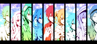 Anime characters hair colors styles 6 - colored free wallpaper