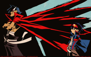 Anime couple characters black background 4 - gapmoe yandere grimdark free wallpaper