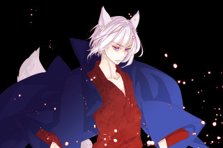 Baioken eishun whitehair redshirt bluecape - a anime character free wallpaper