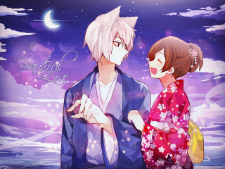 Couple people standing sky stars - a sky free wallpaper