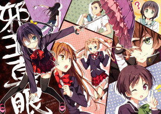 Anime girls outfits hair styles 7 - different outfit and hair free wallpaper