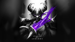 Purple black character sword glowing - a white light free wallpaper