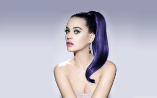 Woman purple hair pink dress - a pink dress free wallpaper