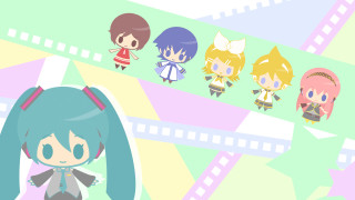 Anime characters colorful background film - animation free wallpaper