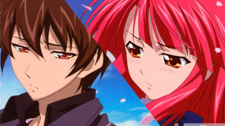 Red hair blush cherry blossoms - red hair free wallpaper