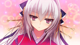 Aguri uchida purple eyes kimono - purple eye free wallpaper