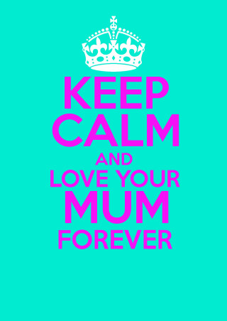 Blue crown poster keep calm - calm free wallpaper