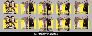 Couple collage yellow background black - a picture together in front free wallpaper