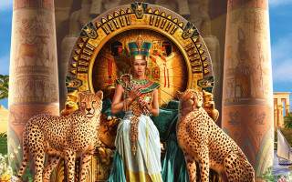 Woman costume statue queen cheetah - ann thetis blacker free wallpaper