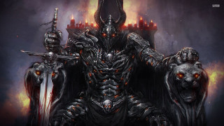 Demonic swords ember fire glowing - two hand free wallpaper