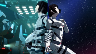 Man woman futuristic space stars - futuristic free wallpaper