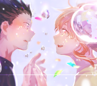 Couple looking bubbles air above - the air above them free wallpaper