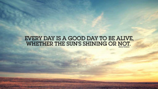 Sunset quote sunshine field blue - a field in the background free wallpaper