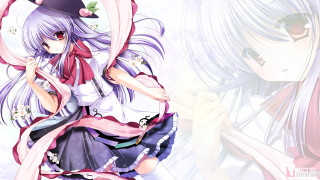 Anime girl long hair hat 3 - long hair and a hat free wallpaper