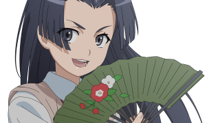 Woman holding green fan smiling - green free wallpaper