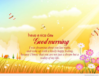Good morning flowers birds sky - naive free wallpaper