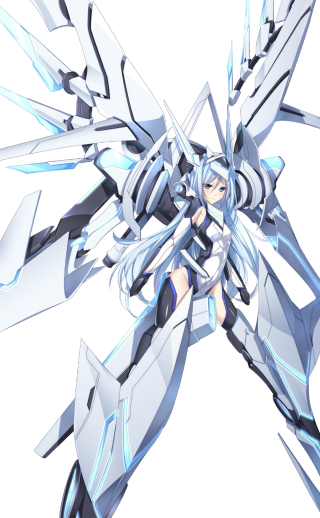 Woman sword mecha wings blueeyes - mecha free wallpaper