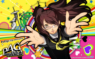 Cartoon glasses blackshirt yellowstars rainbow - neoexpressionism free wallpaper