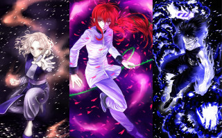 Anime characters poses colors hair - ufotable free wallpaper
