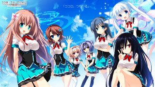 Anime girls long hair bows 24 - long hair and bows free wallpaper