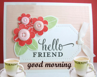 Coffee cups hello friend good - two cup of coffee free wallpaper