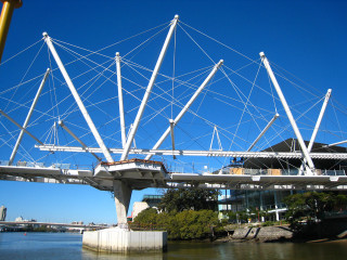 Bridge wires water building foreground - alexander stirling calder free wallpaper