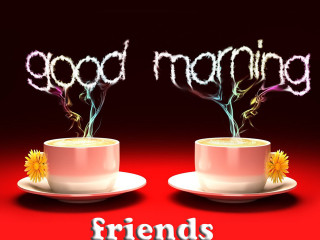 Two coffee cups flower good - two cup of coffee free wallpaper