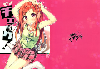 Red haired girl green shirt - red hair free wallpaper