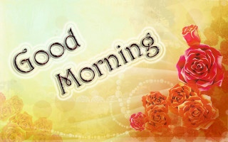 Good morning roses digital bouquet - a good morning free wallpaper