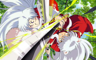 Bamboo forest battle sword white - a sword and a woman free wallpaper