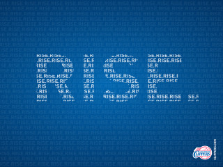 Blue background ice white letters - ascii art free wallpaper