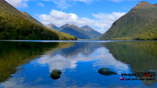 Lake mountains trees sky clouds 38 - archibald skirving free wallpaper