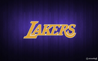 Lakers logo purple background wooden - a wooden floor free wallpaper
