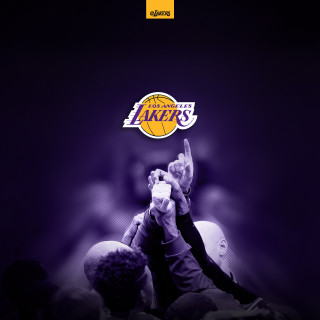 Lakers logo basketball player coffee - free sports wallpaper