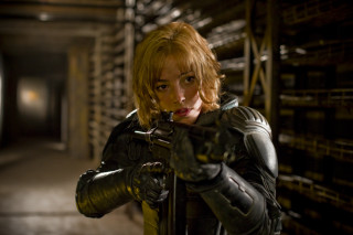 Woman black suit gun dark - a black suit holding free wallpaper