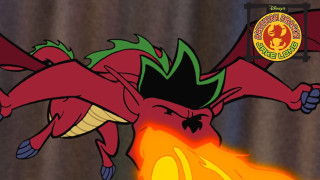 Cartoon character flying fire flag - dai jin free wallpaper