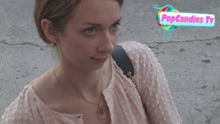 Woman pink shirt black bag - a pink shirt free wallpaper