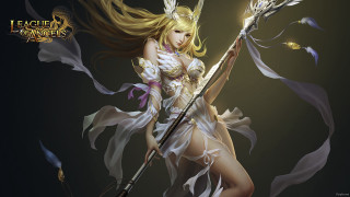 Woman sword fighter heroic stance - a sword and a sword free wallpaper