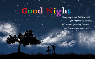 Couple tree night sky stars - under free wallpaper
