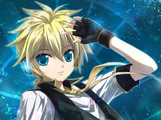 Blonde anime character blue eyes - outfit free wallpaper