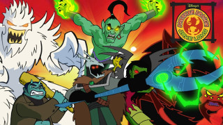 Cartoon green eyes demon hair - free sci-fi wallpaper