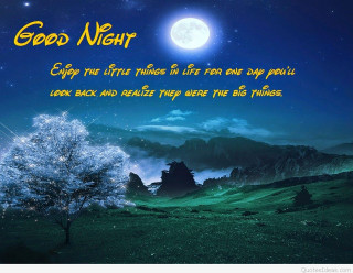 Tree night quote poem image - the middle of the picture free wallpaper