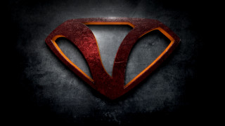 Red yellow logo black background - clark voorhees free wallpaper