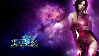 Woman red dress galaxy astronaut - a galaxy background free wallpaper