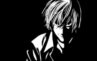 Man blackshirt whitehair staring aya - a black shirt free wallpaper
