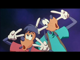 Cartoon characters looking up toyism - their face free wallpaper