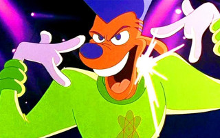 Cartoon character hat green shirt - his mouth wide open free wallpaper