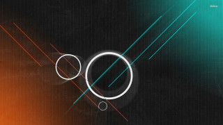 Circle light dark background lines - line and dots free wallpaper
